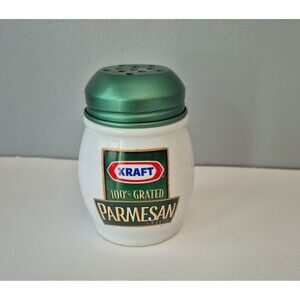 Kraft 100% Grated Parmesan Cheese Porcelain Pizza Spaghetti Shaker Bottle 8 OZ